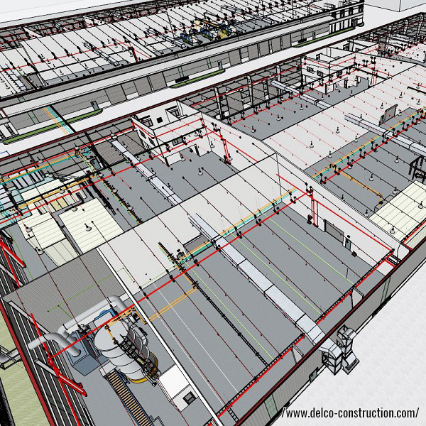 Thiết kế hệ thống cơ điện nhà máy MEP - Tổng Thầu Xây Dựng Công Nghiệp Delco - Công Ty Cổ Phần Đầu Tư Và Xây Dựng Delco